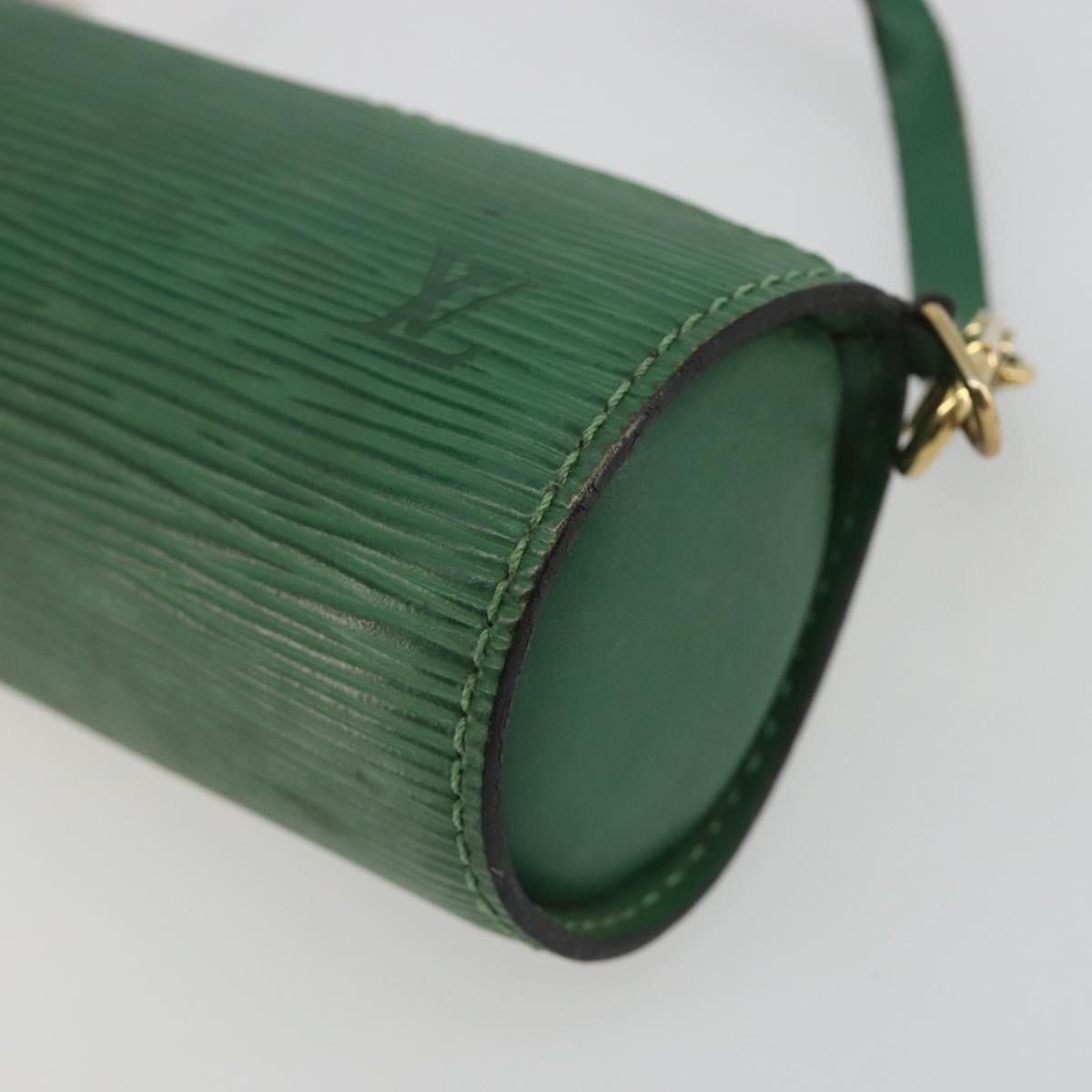 Louis Vuitton Soufflot Pochette Epi Leather Green Leather Clutche & Pouche Bag (Pre-Owned)