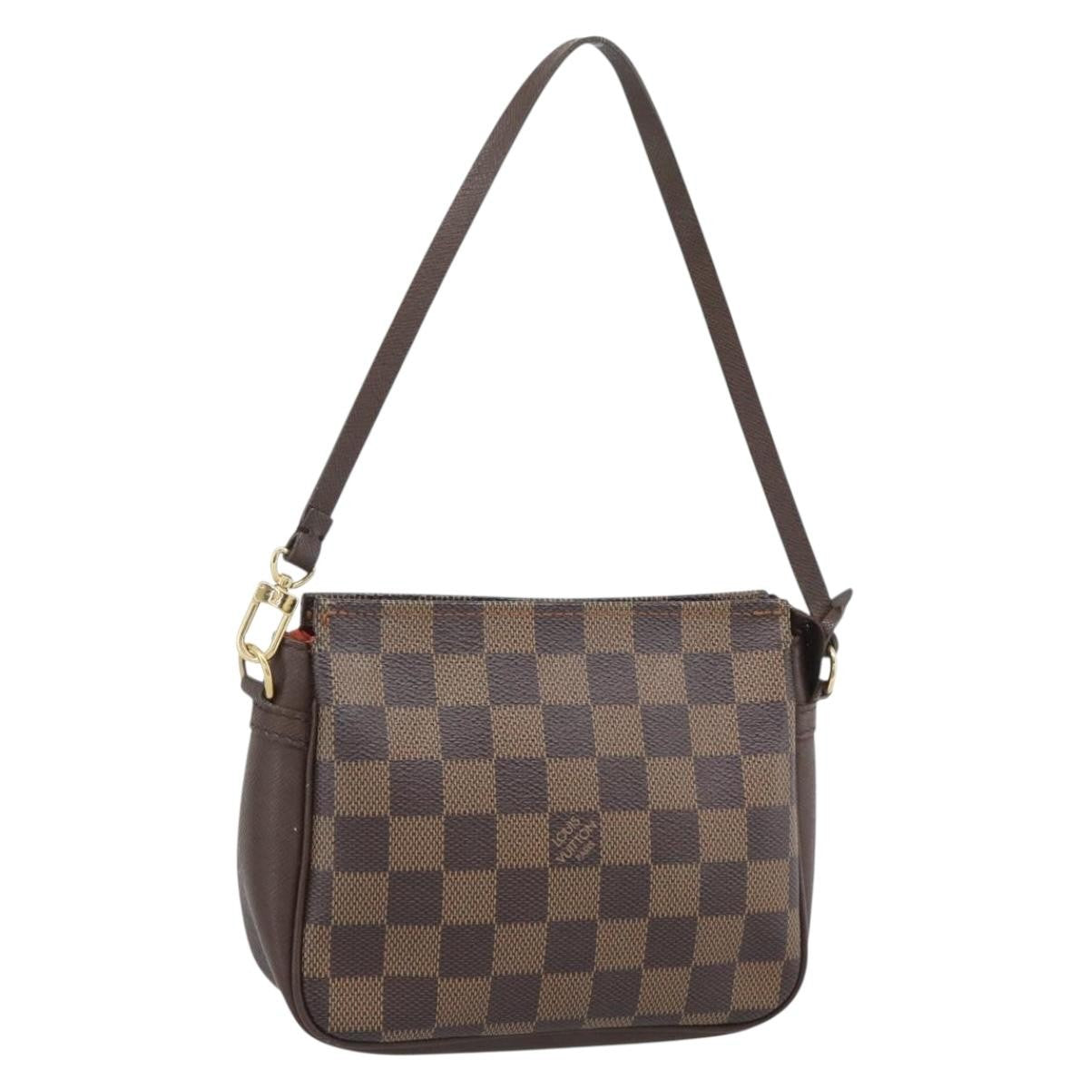 Louis Vuitton Trousse Make Up Damier Brown Canvas Clutche & Pouche Bag (Pre-Owned)
