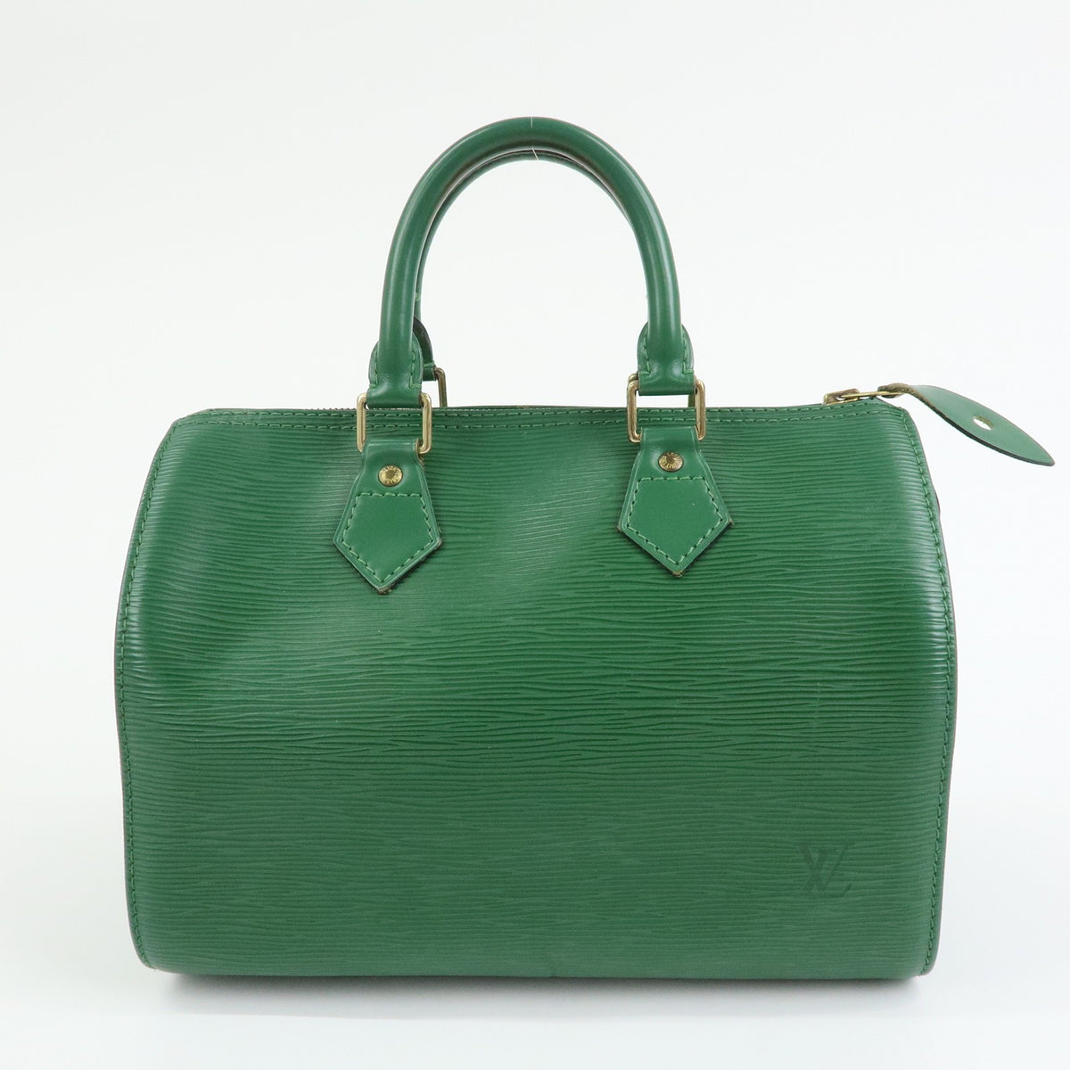 Louis Vuitton Speedy Epi Leather Green Leather Handbag (Pre-Owned)