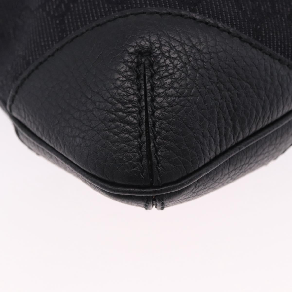 Gucci Original Messenger Gg Canvas And Leather Black Canvas Shoulder Bag Bag (Pre-Owned)