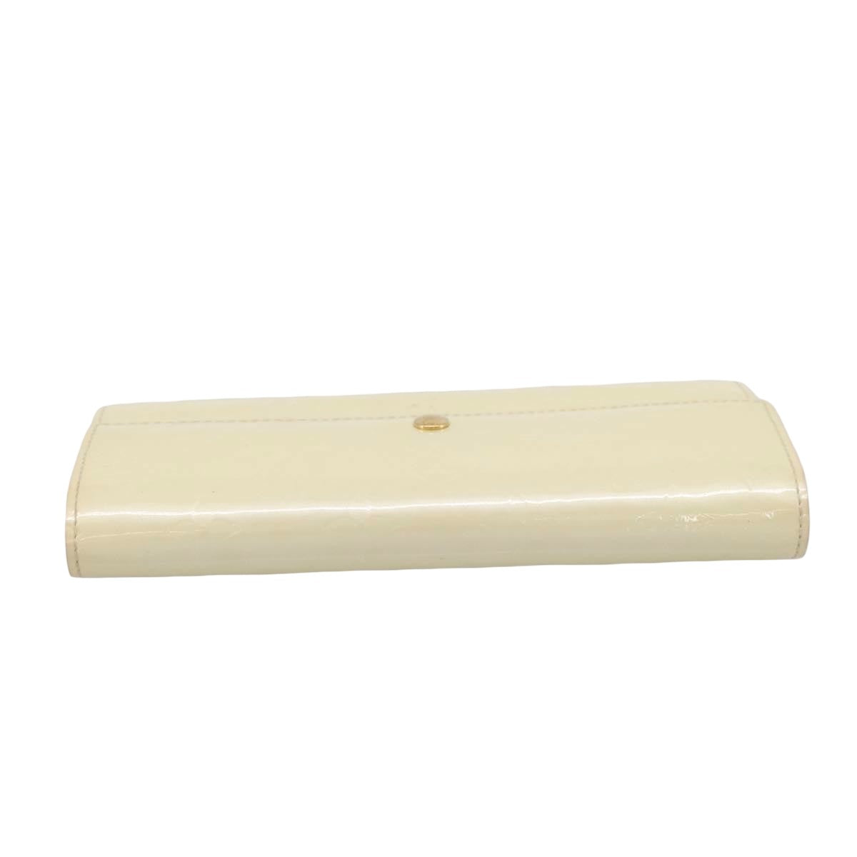 Louis Vuitton Vintage Sarah Monogram Vernis Beige Patent_Leather Wallets Accessory (Pre-Owned)