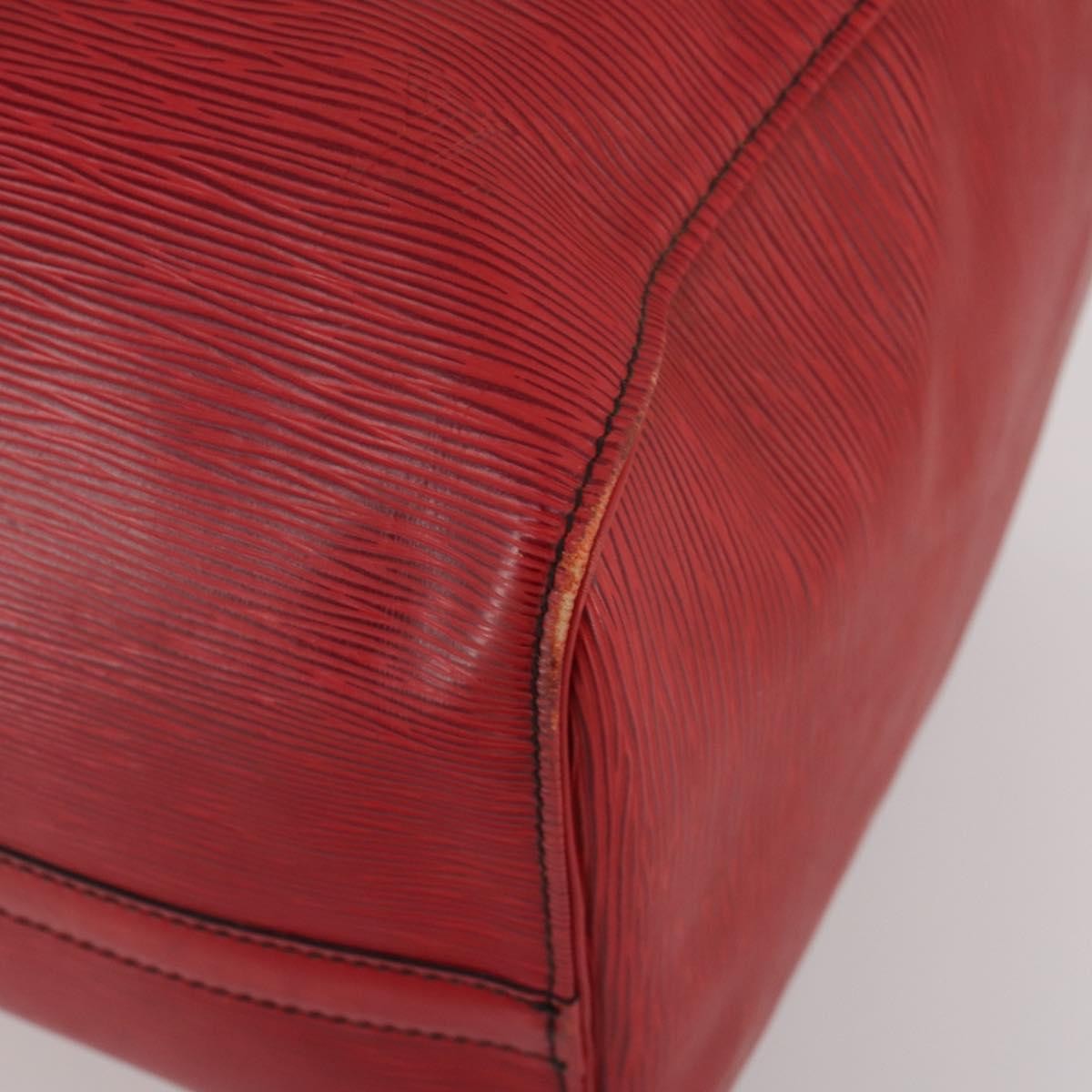 Louis Vuitton Keepall Epi Red Leather Travel Bag Bag (Pre-Owned)
