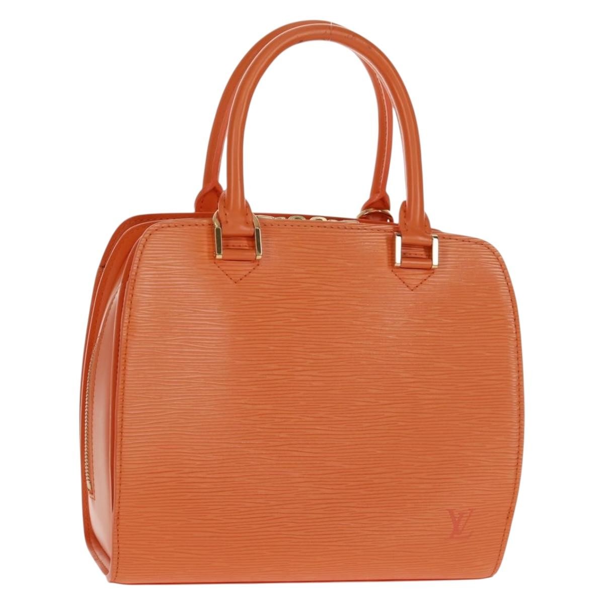 Louis Vuitton Pont Neuf Epi Leather Orange Leather Handbag (Pre-Owned)