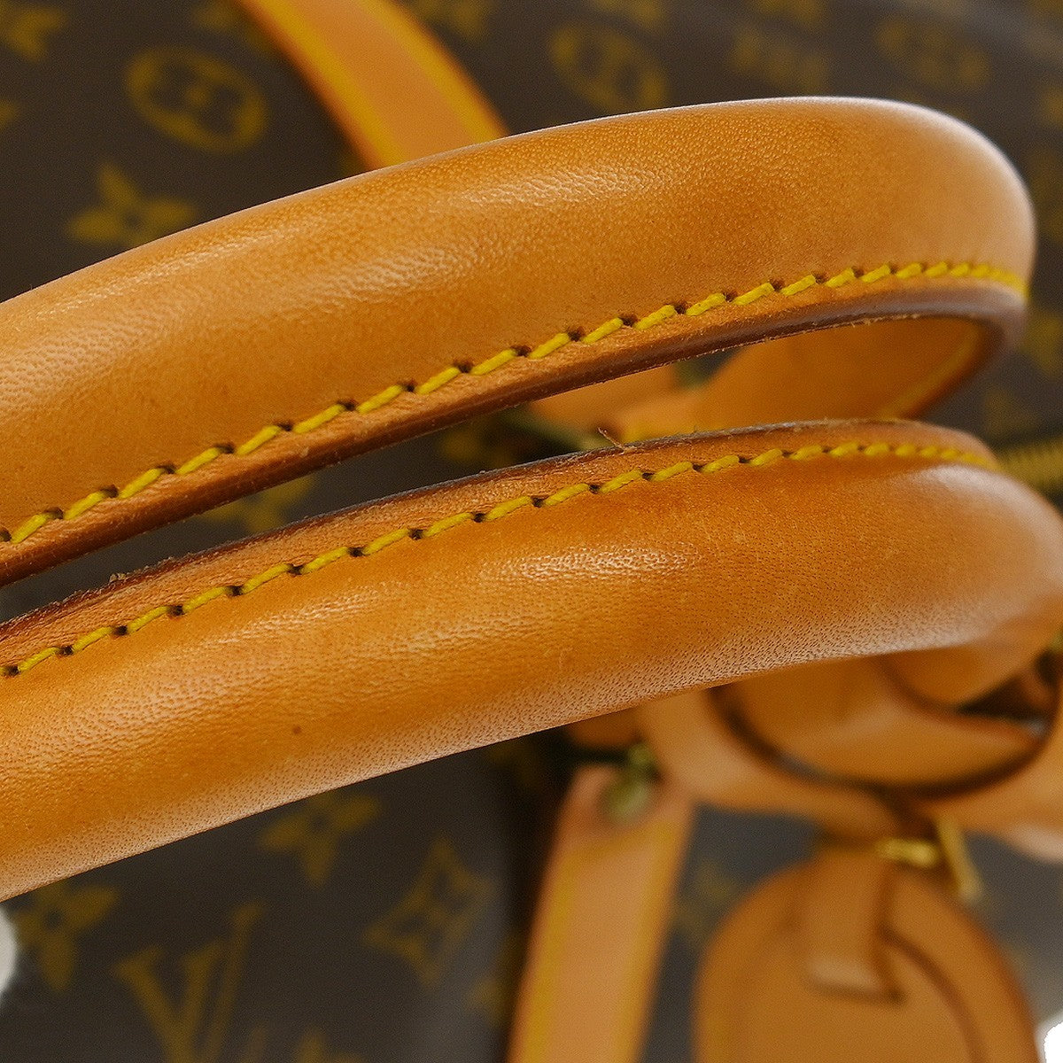 Louis Vuitton Keepall Bandouliere Monogram Canvas Brown Canvas Travel Bag Bag (Pre-Owned)