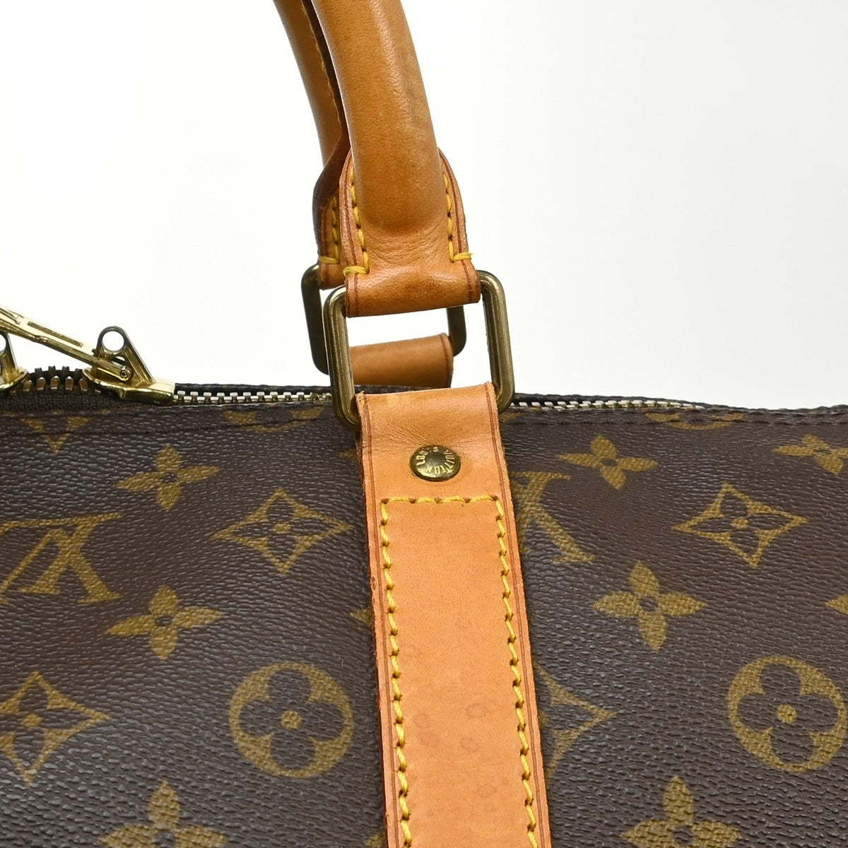 Louis Vuitton Keepall Monogram Brown Canvas Travel Bag Bag (Pre-Owned)