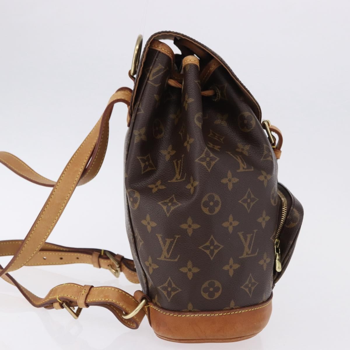 Louis Vuitton Montsouris Monogram Brown Canvas Backpack Bag (Pre-Owned)