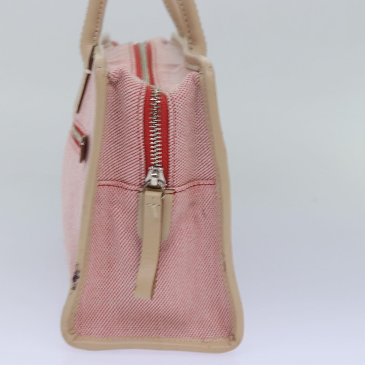 Burberry Blue Label Canvas Pink Canvas Handbag (Pre-Owned)