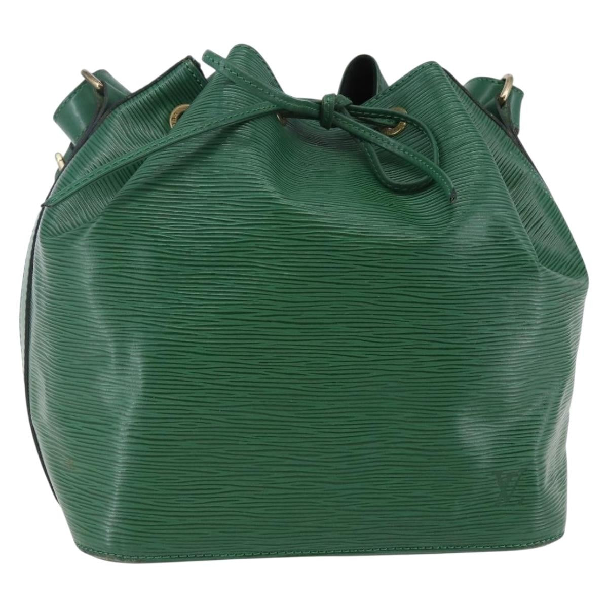 Louis Vuitton Petit Noe Epi Leather Green Leather Shoulder Bag Bag (Pre-Owned)
