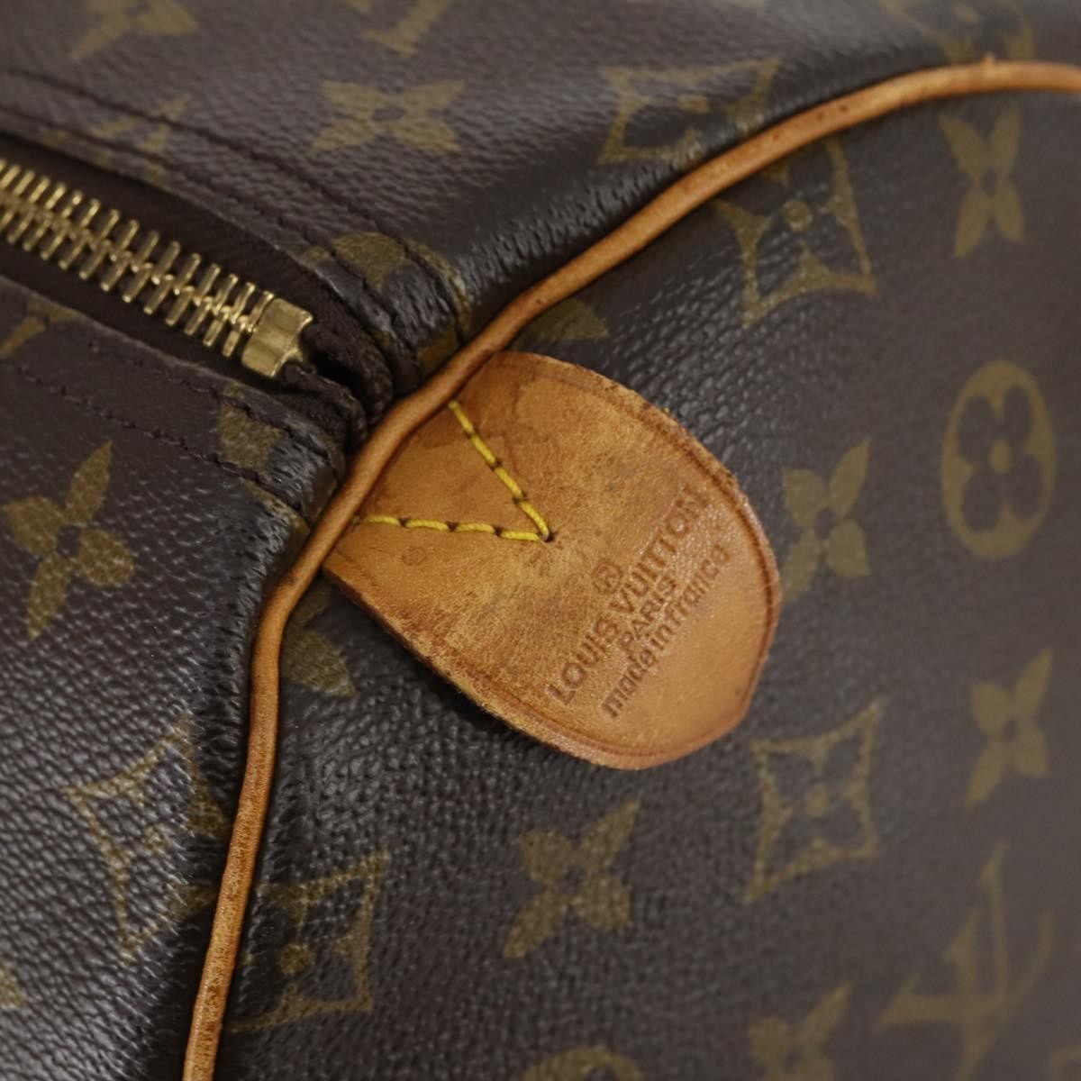 Louis Vuitton Keepall Monogram Canvas Brown Canvas Travel Bag Bag (Pre-Owned)