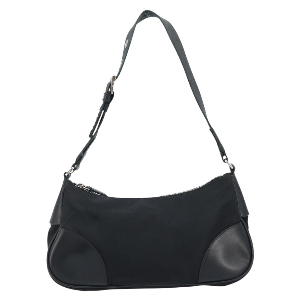 Prada Shoulder Tessuto Black Nylon Shoulder Bag Bag (Pre-Owned)