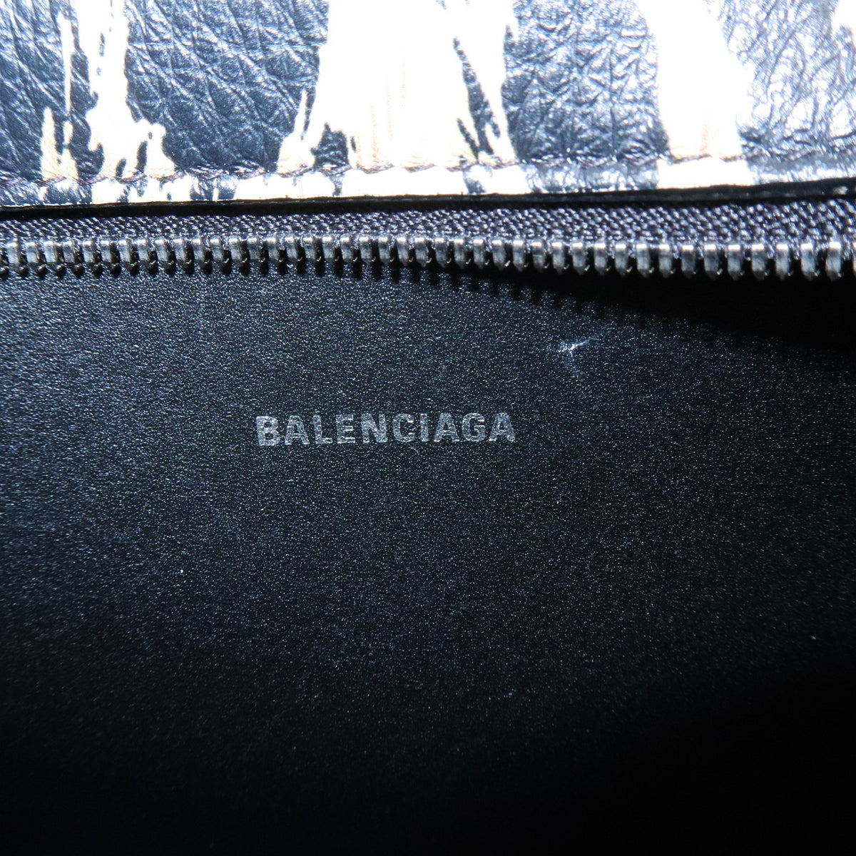 Balenciaga Everyday Camera Printed Leather Brown Leather Handbag (Pre-Owned)