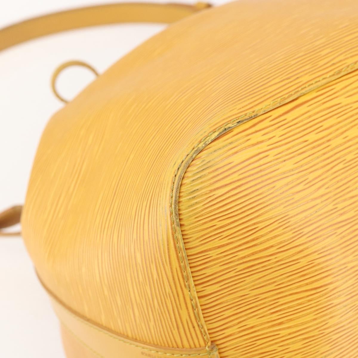 Louis Vuitton Petit Noe Epi Leather Yellow Leather Shoulder Bag Bag (Pre-Owned)