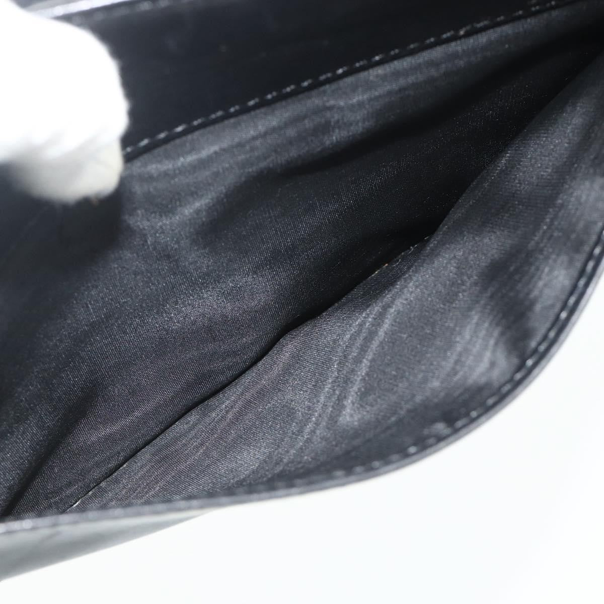 Celine Zip Clutch Leather Black Leather Clutche & Pouche Bag (Pre-Owned)