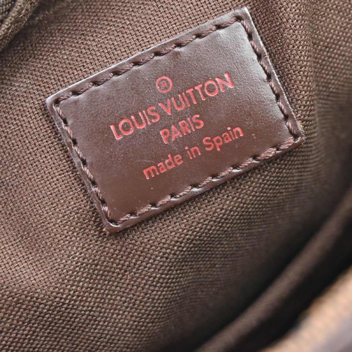 Louis Vuitton Olav Damier Ebene Brown Canvas Shoulder Bag Bag (Pre-Owned)