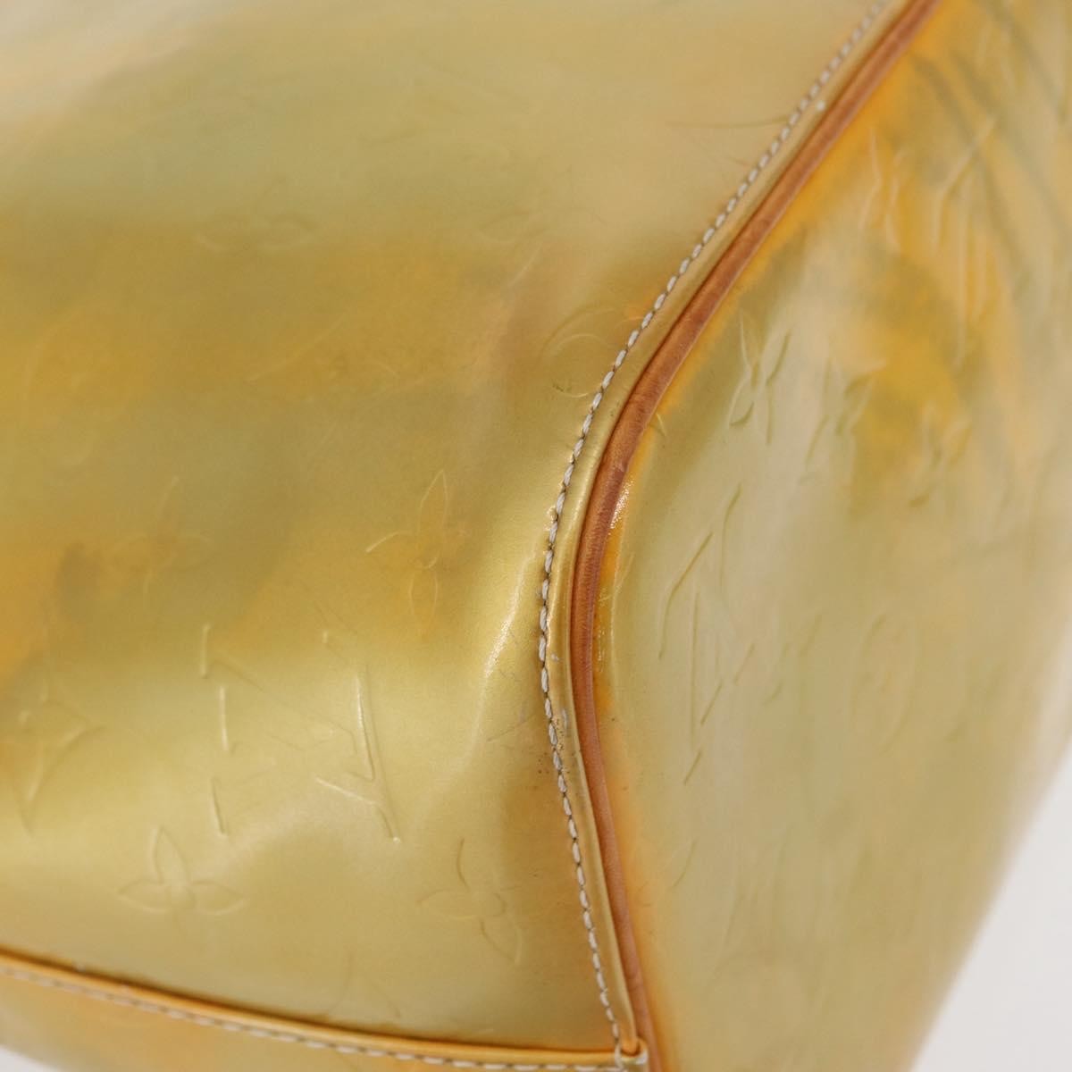 Louis Vuitton Houston Monogram Vernis Yellow Patent_Leather Tote Bag Bag (Pre-Owned)