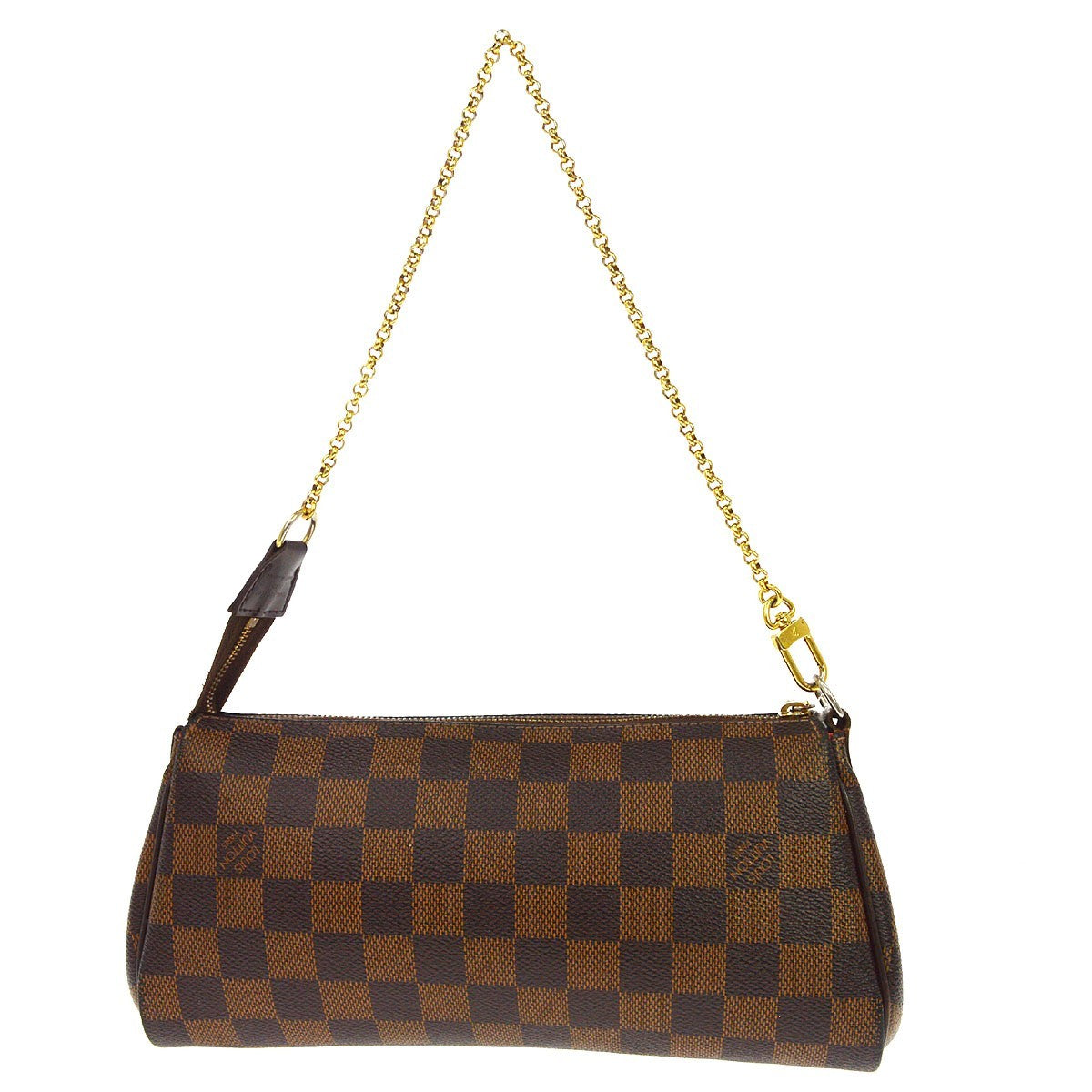 Louis Vuitton Eva Damier Brown Canvas Handbag (Pre-Owned)