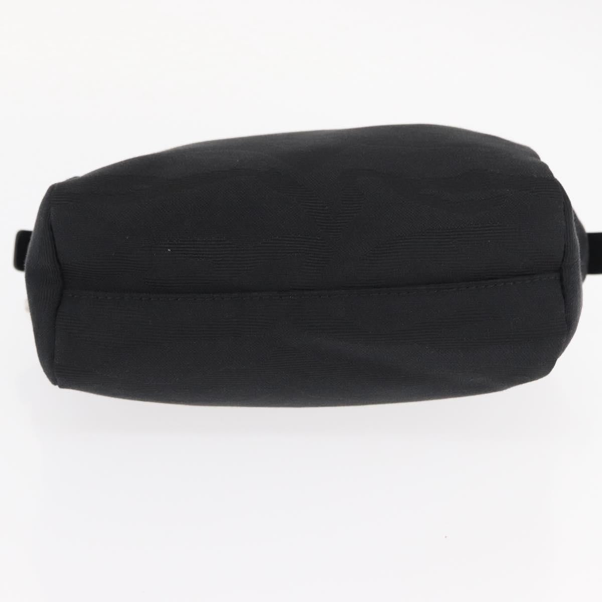 Fendi Vintage Canvas Black Canvas Handbag (Pre-Owned)
