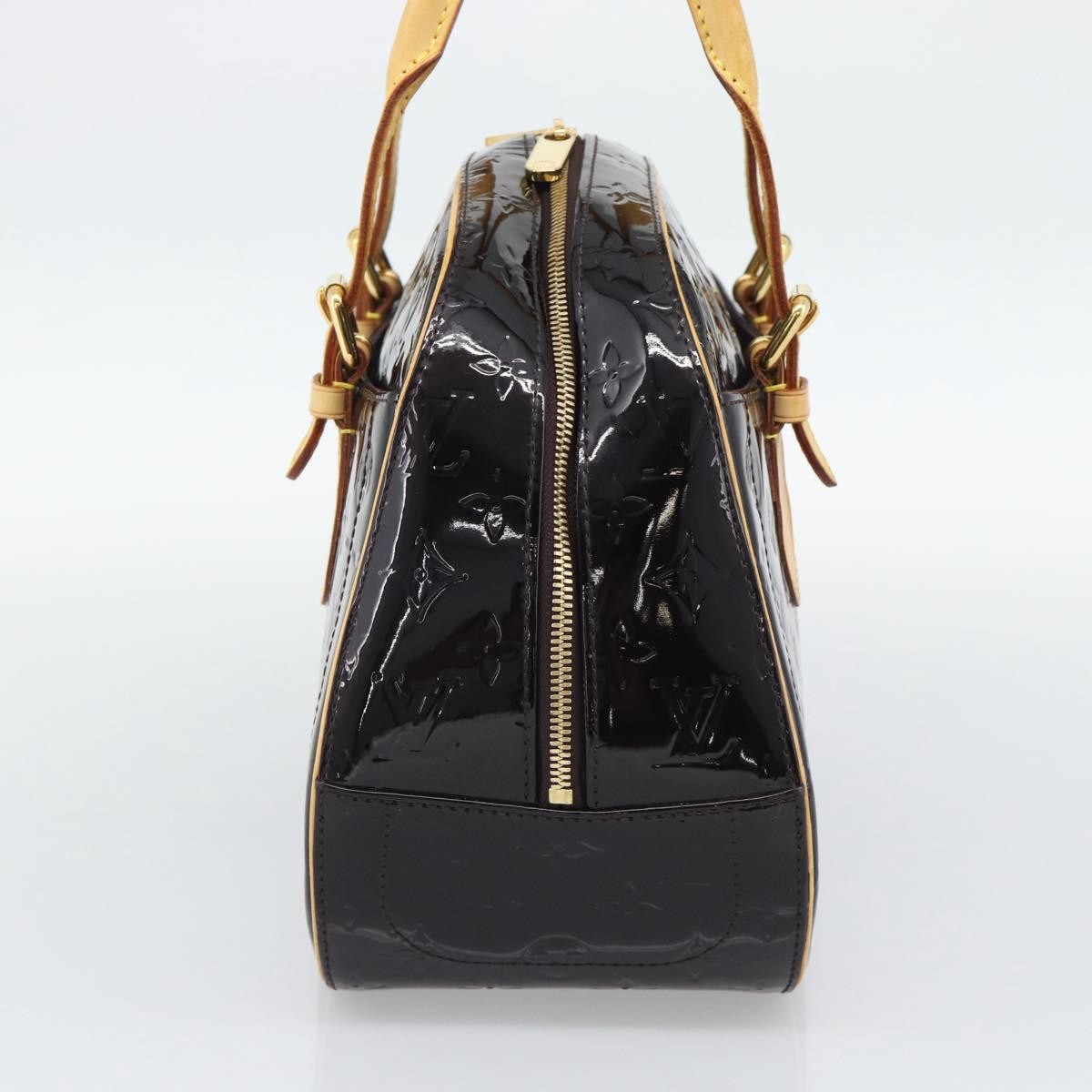 Louis Vuitton Summit Drive Monogram Vernis Black Patent_Leather Handbag (Pre-Owned)