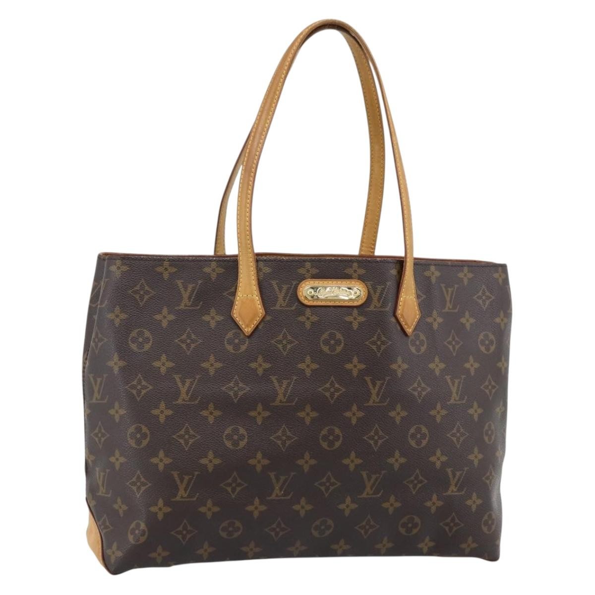 Louis Vuitton Wilshire Monogram Canvas Brown Canvas Handbag (Pre-Owned)