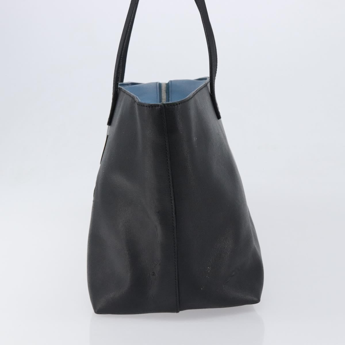 Fendi Monster Roll Leather Black Leather Tote Bag Bag (Pre-Owned)