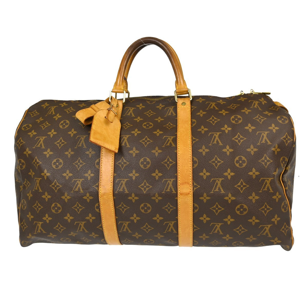 Louis Vuitton Keepall Monogram Canvas Brown Canvas Travel Bag Bag (Pre-Owned)