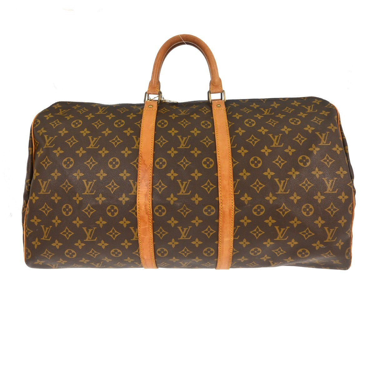 Louis Vuitton Keepall Monogram Canvas Brown Canvas Travel Bag Bag (Pre-Owned)