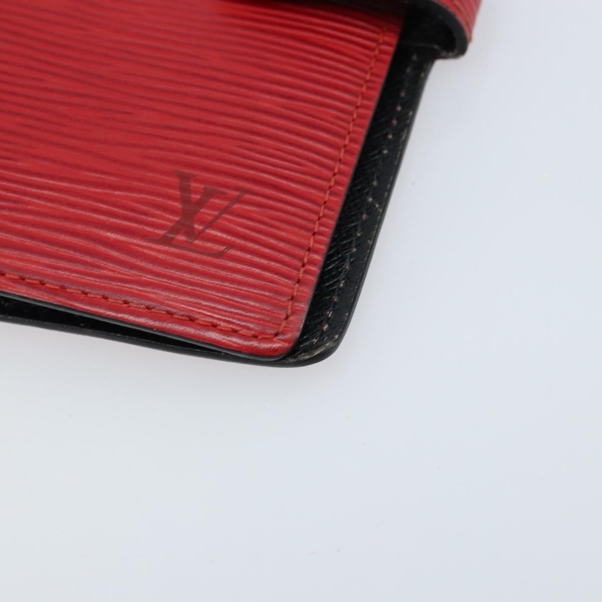Louis Vuitton Agenda Cover Epi Leather Red Leather Wallets Accessory (Pre-Owned)