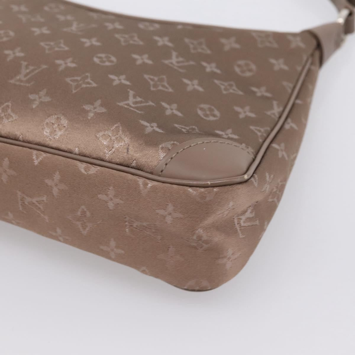 Louis Vuitton Boulogne Monogram Satin Beige Canvas Handbag (Pre-Owned)