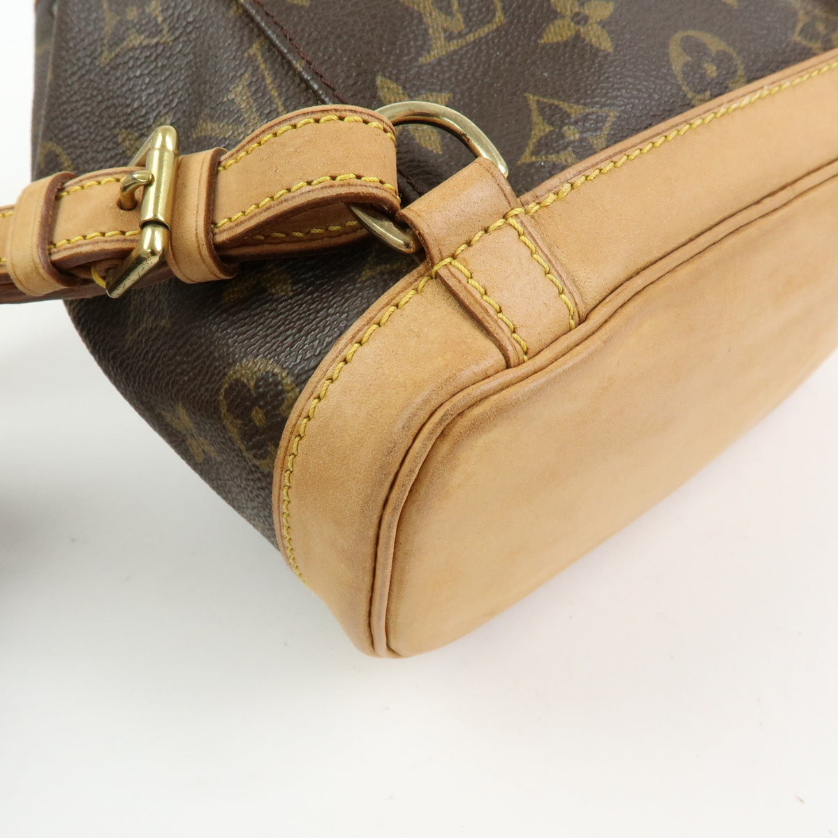 Louis Vuitton Vintage Montsouris Monogram Canvas Brown Canvas Backpack Bag (Pre-Owned)