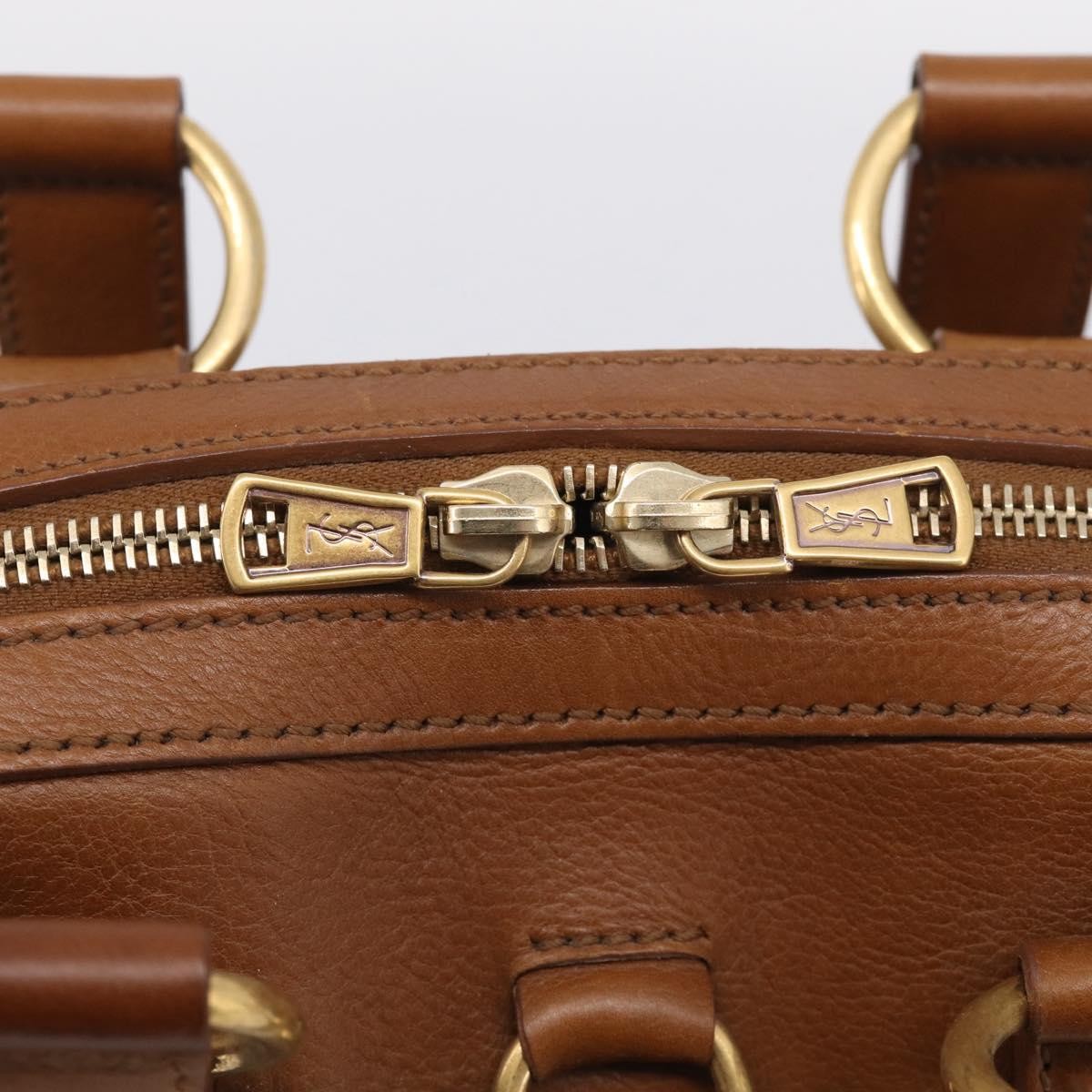 Saint Laurent Muse Leather Brown Leather Shoulder Bag Bag (Pre-Owned)