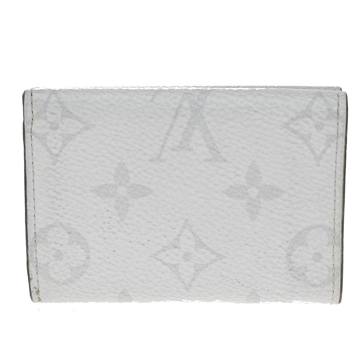Louis Vuitton Discovery Monogram Taigarama White Leather Wallets Accessory (Pre-Owned)
