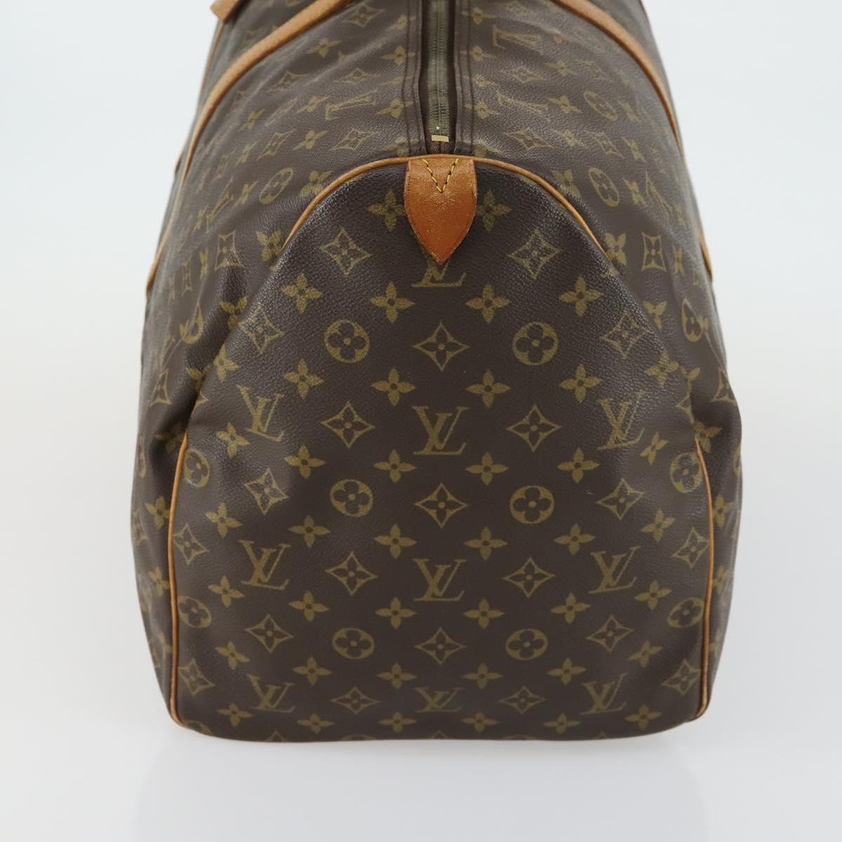 Louis Vuitton Keepall Monogram Canvas Brown Canvas Travel Bag Bag (Pre-Owned)