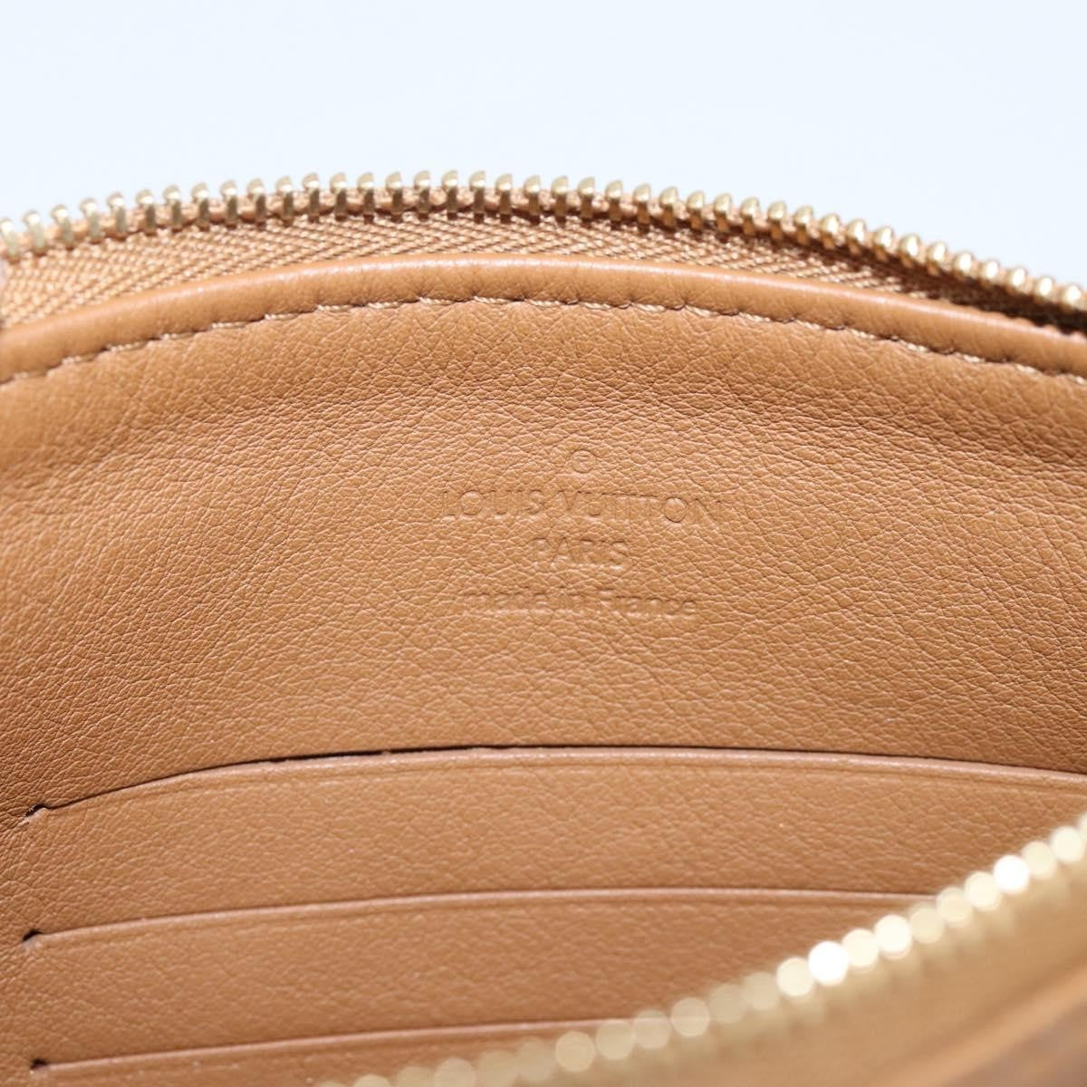 Louis Vuitton Selene Pochette Mahina Leather Camel Leather Clutche & Pouche Bag (Pre-Owned)