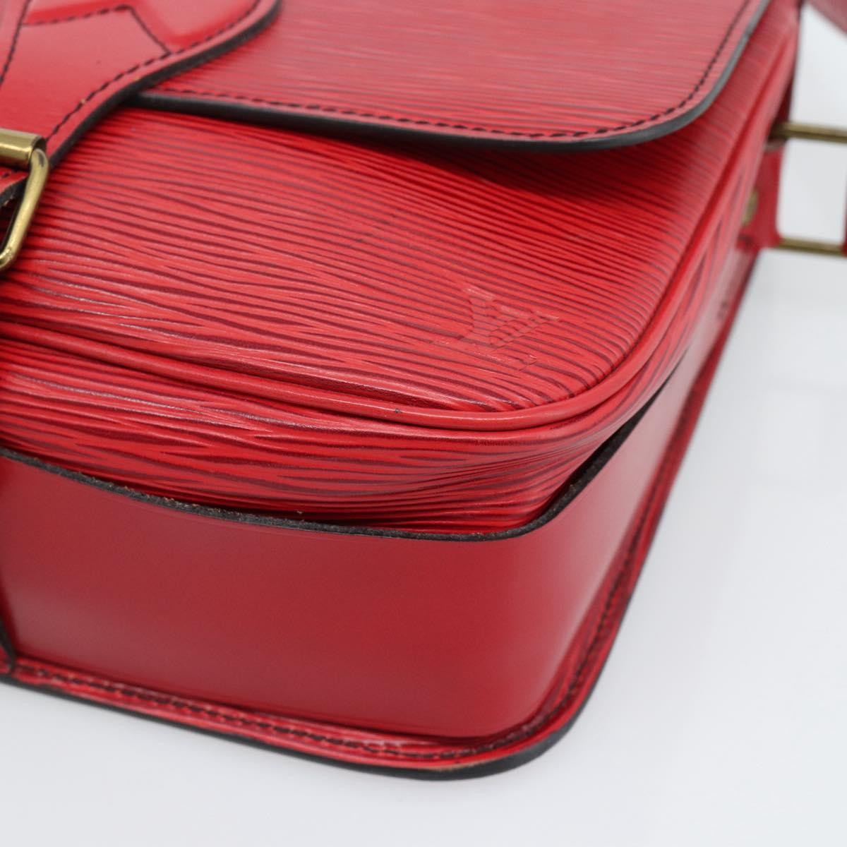 Louis Vuitton Cartouchiere Epi Leather Red Leather Shoulder Bag Bag (Pre-Owned)