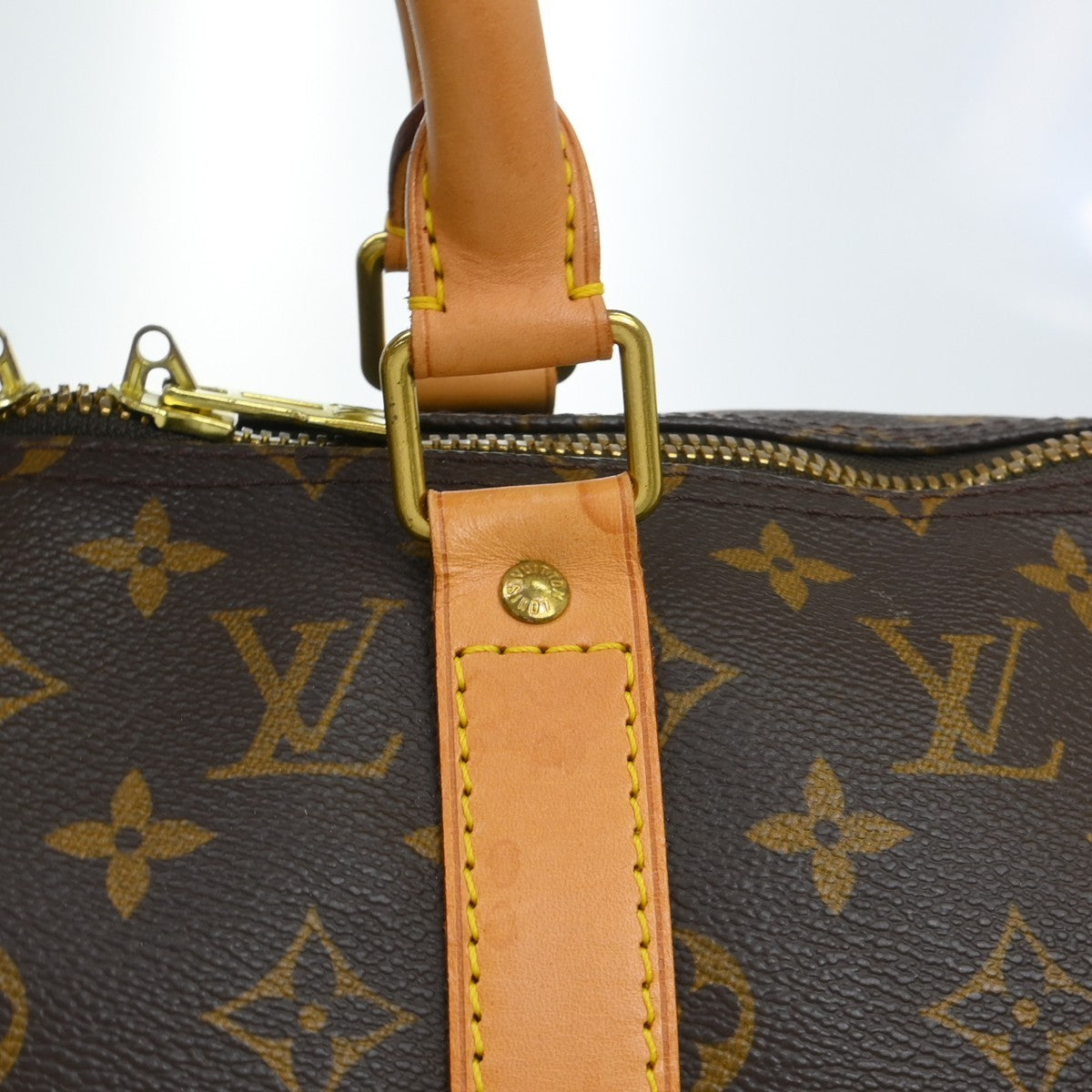 Louis Vuitton Keepall Monogram Canvas Brown Canvas Travel Bag Bag (Pre-Owned)