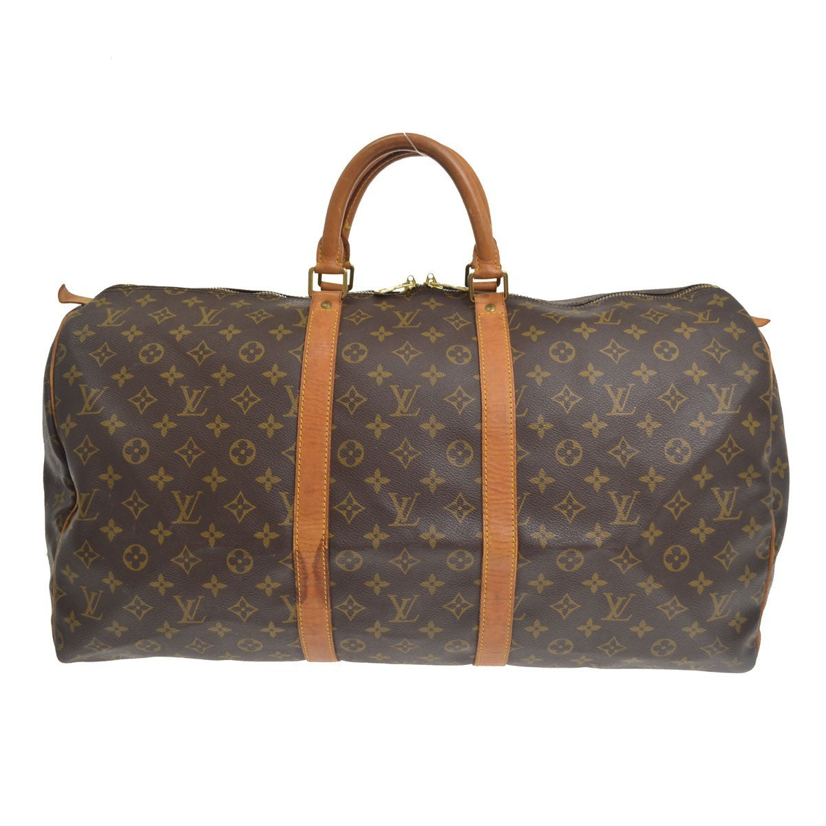 Louis Vuitton Keepall Monogram Canvas Brown Canvas Travel Bag Bag (Pre-Owned)