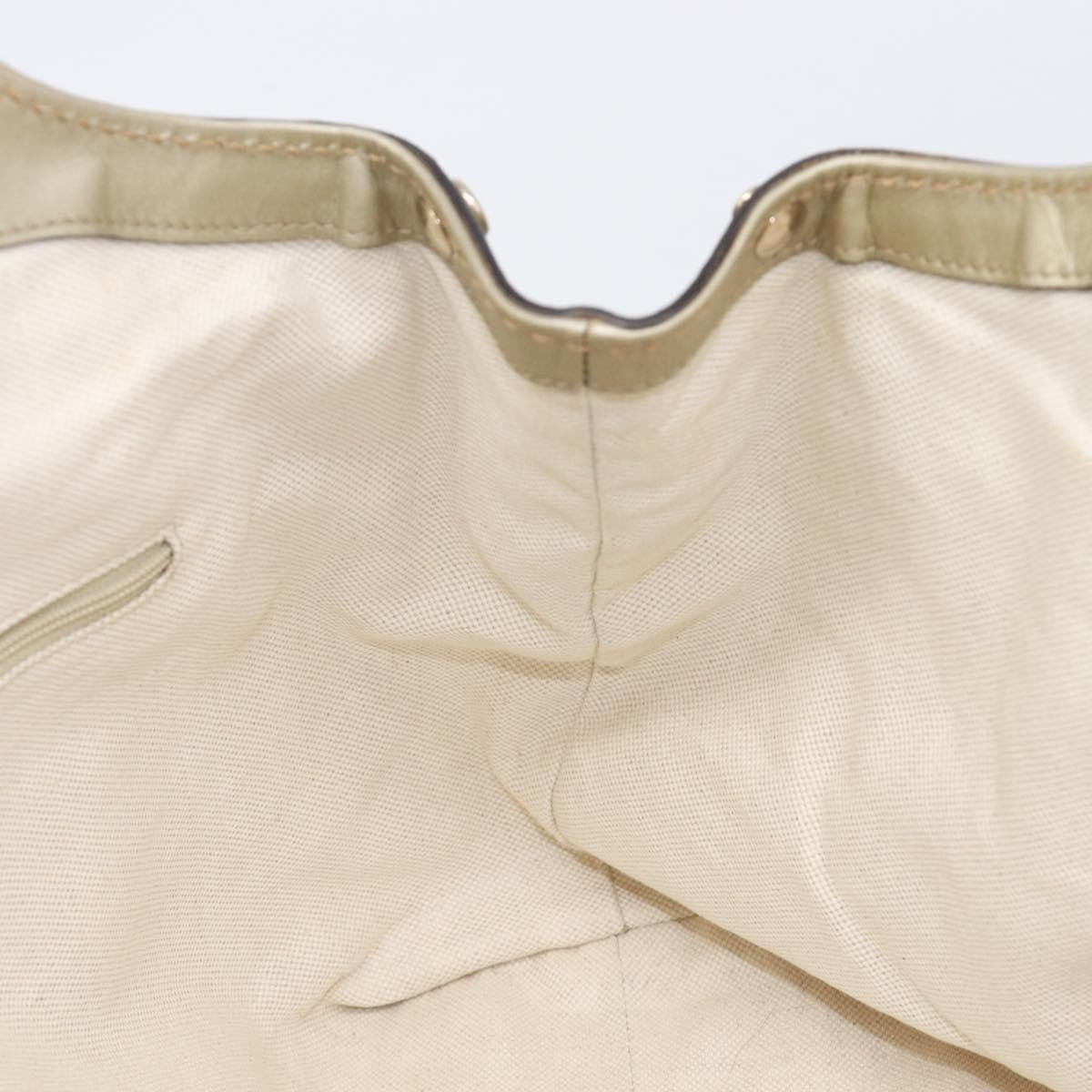 Gucci Sukey Guccissima Leather Gold Canvas Tote Bag Bag (Pre-Owned)