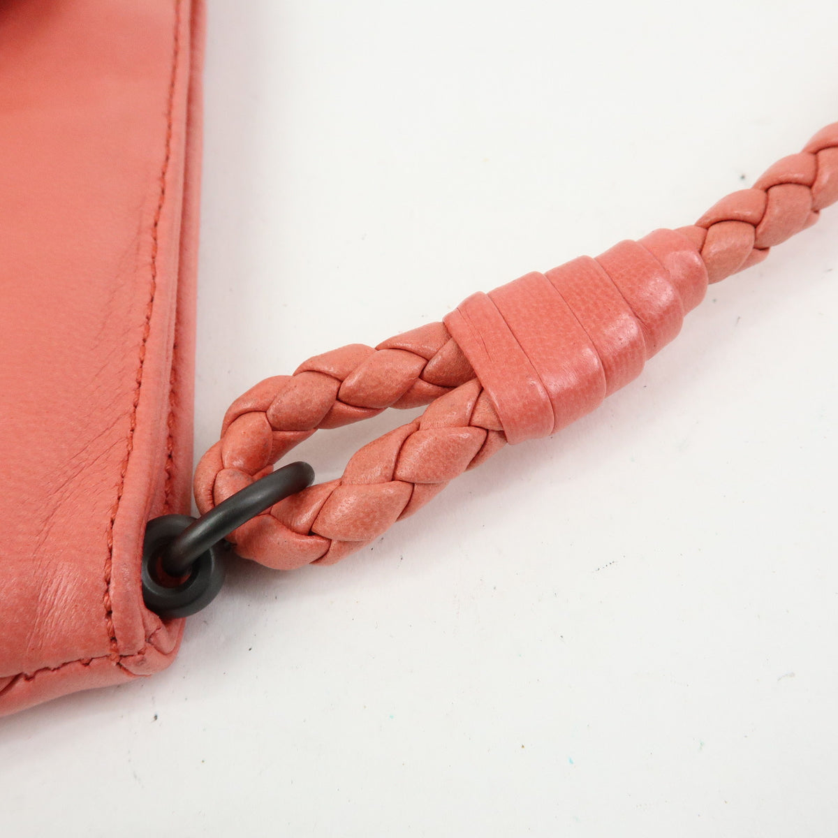Bottega Veneta Shoulder Intrecciato Nappa Pink Leather Shoulder Bag Bag (Pre-Owned)