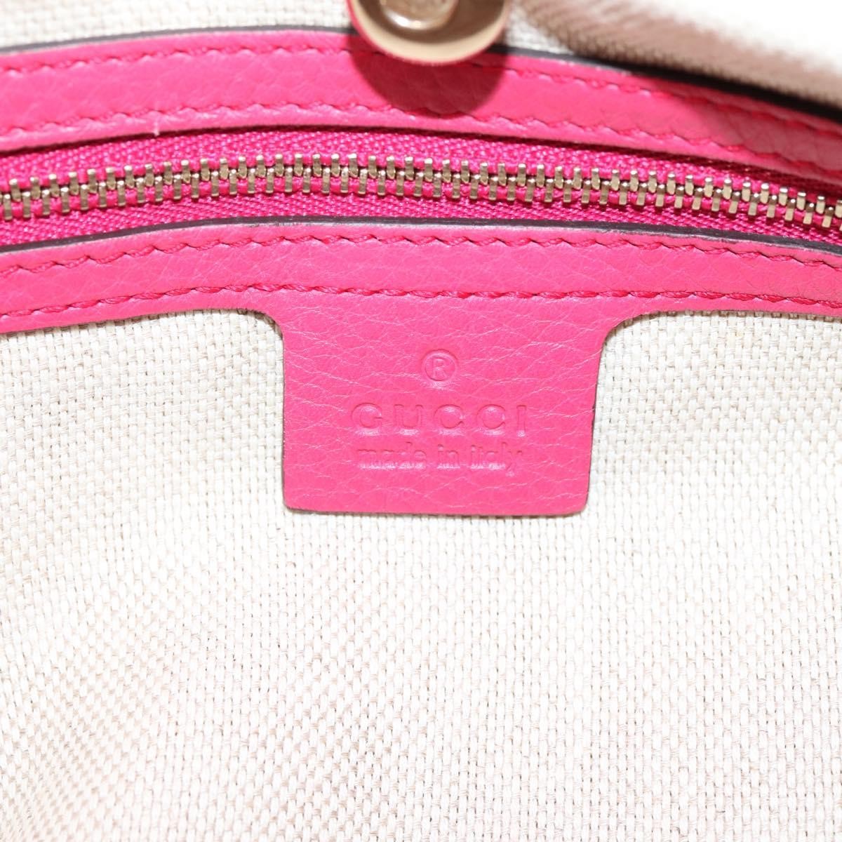 Gucci Soho Chain Strap Leather Pink Leather Shoulder Bag Bag (Pre-Owned)