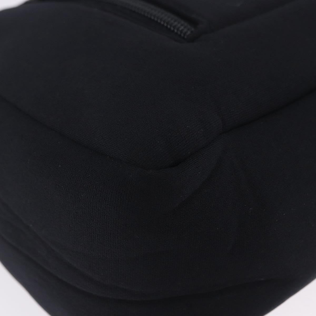 Miu Miu Shoulder Leather Black Nylon Shoulder Bag Bag (Pre-Owned)