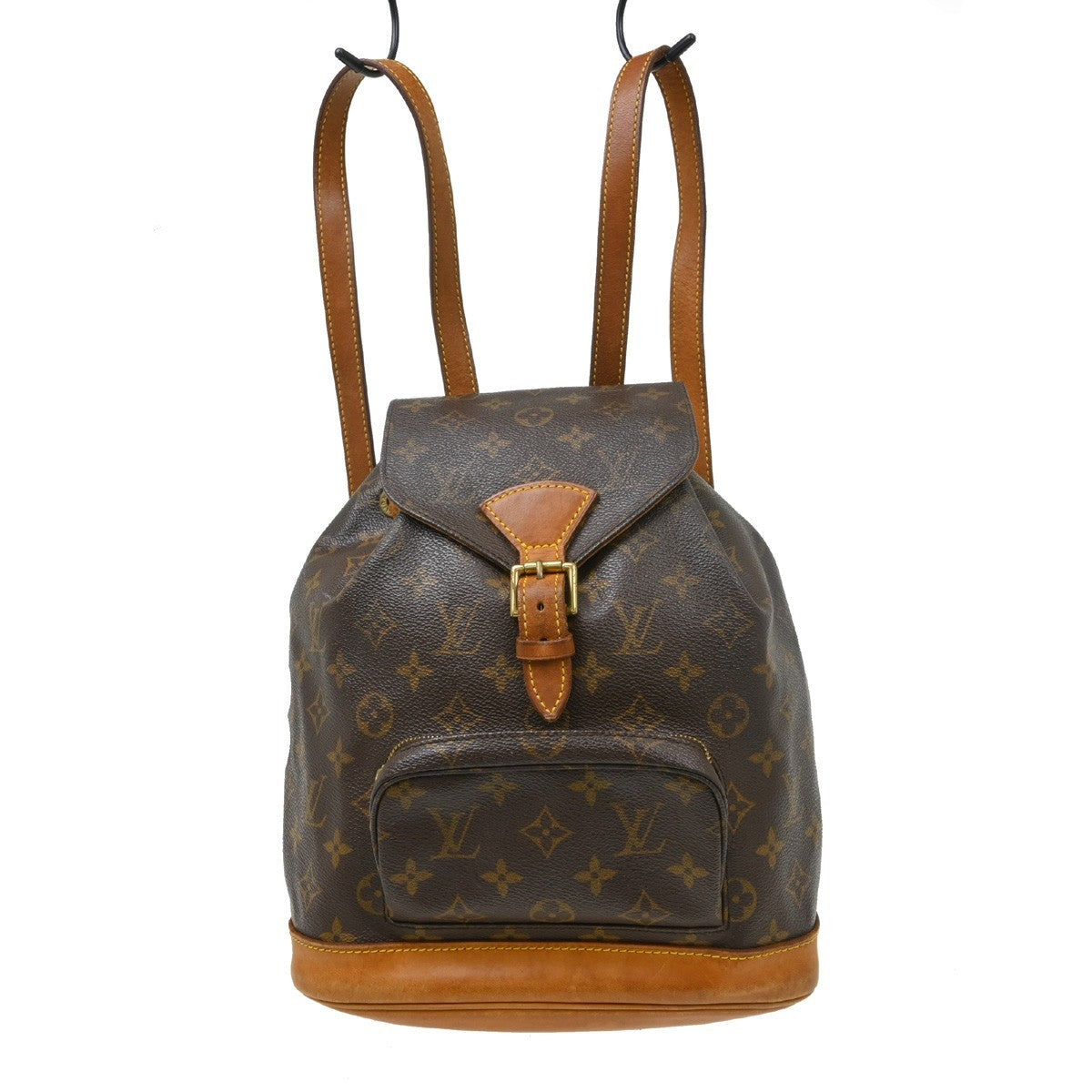 Louis Vuitton Vintage Montsouris Monogram Canvas Brown Canvas Backpack Bag (Pre-Owned)