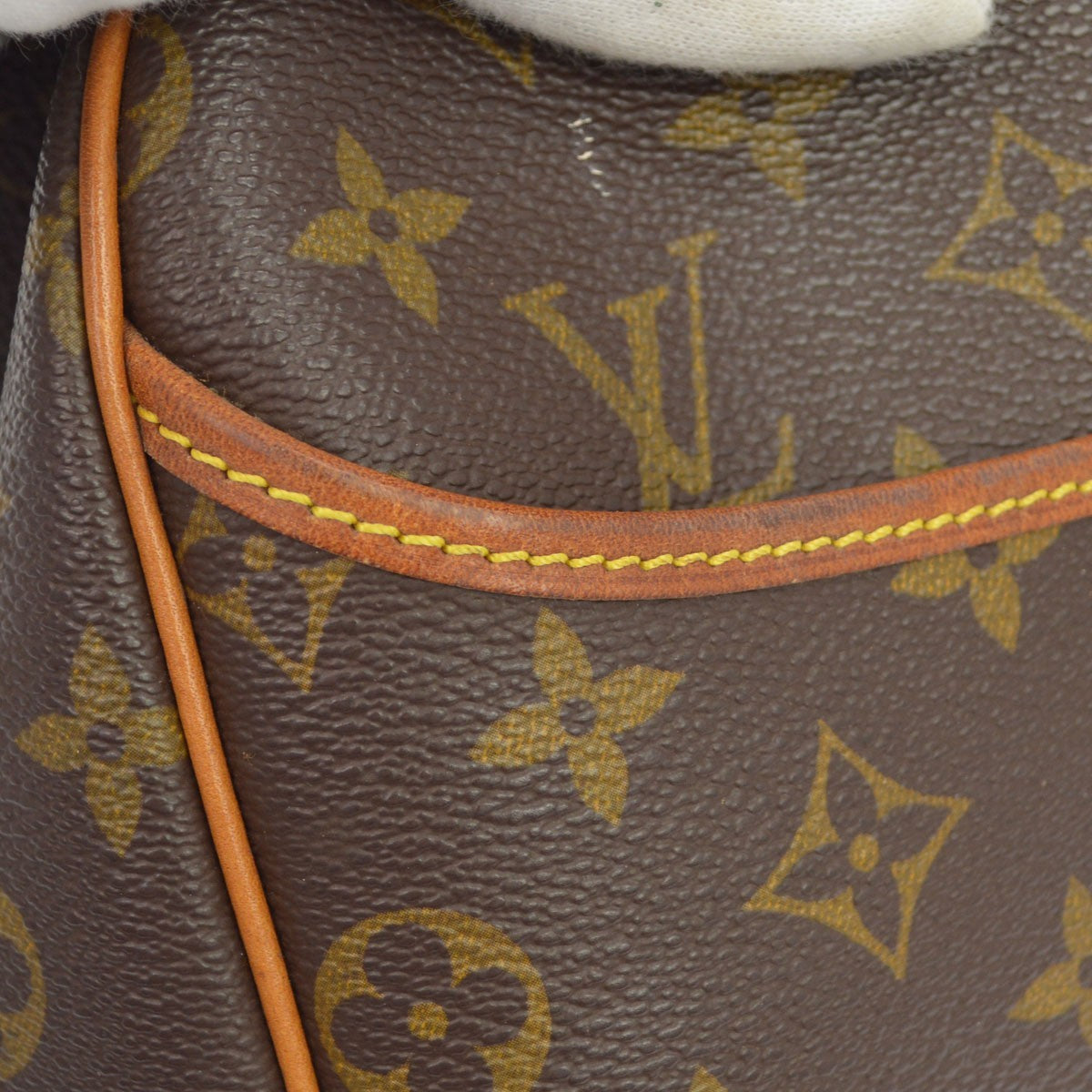 Louis Vuitton Deauville Monogram Canvas Brown Canvas Handbag (Pre-Owned)