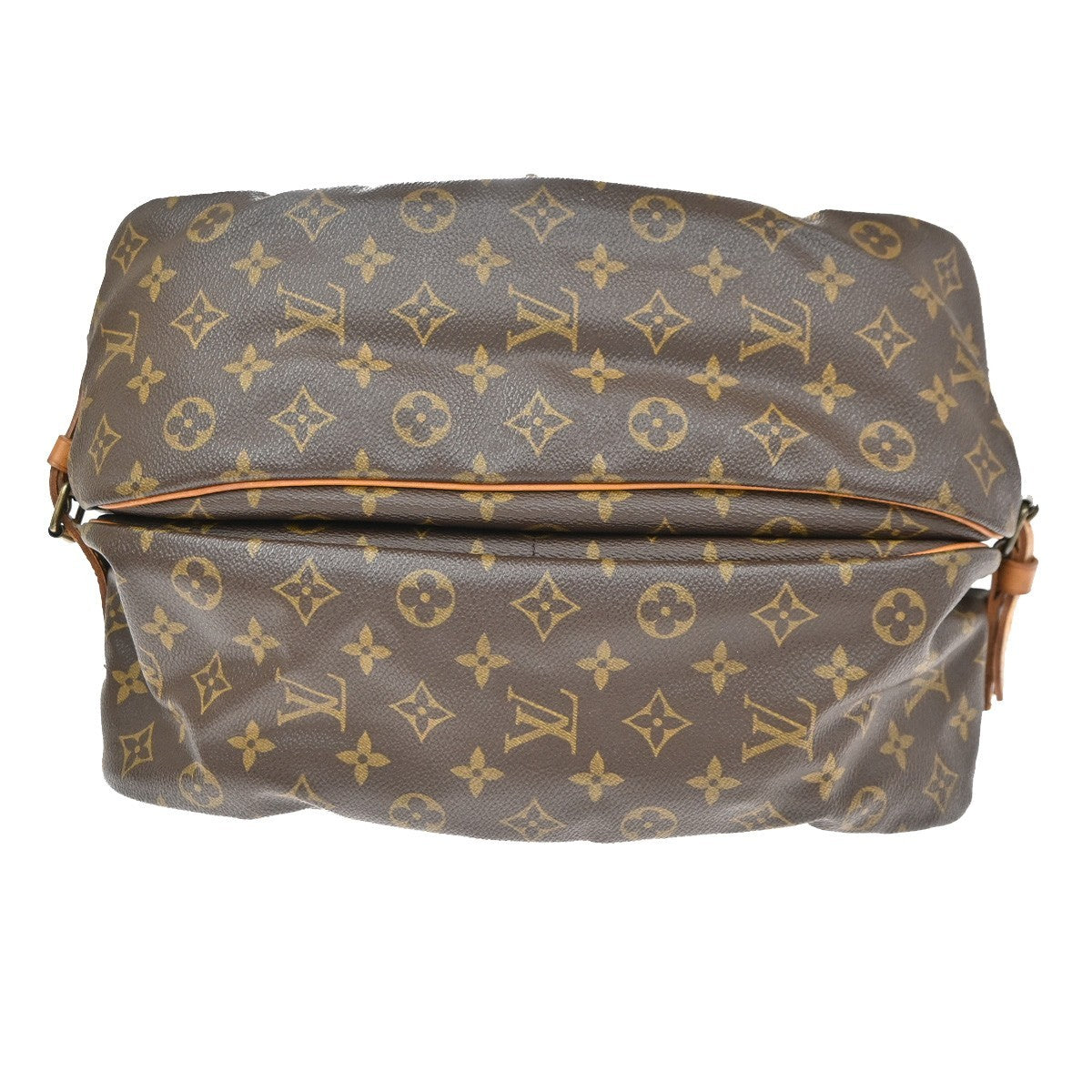 Louis Vuitton Saumur Monogram Canvas Brown Canvas Shoulder Bag Bag (Pre-Owned)