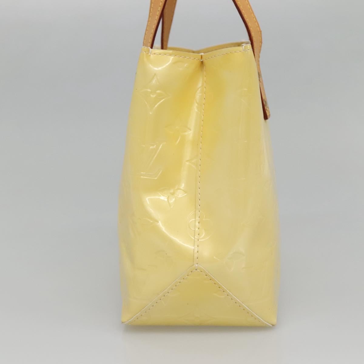 Louis Vuitton Reade Monogram Vernis Ecru Patent_Leather Bag (Pre-Owned)