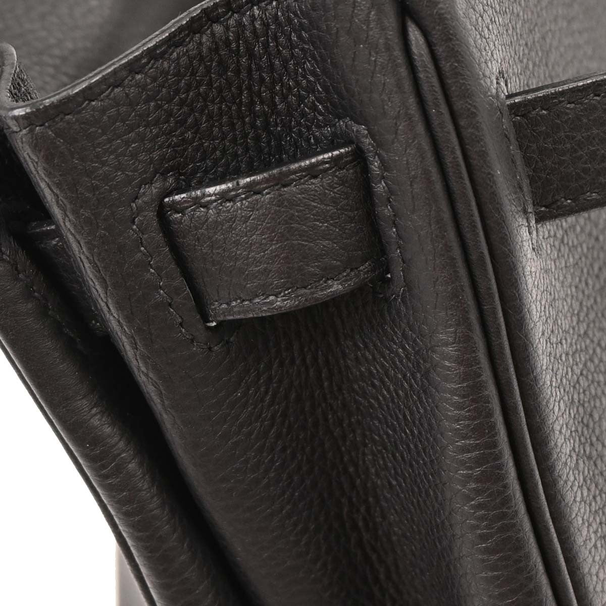 Hermes Kelly Black Togo With Gold Hardware Black Togo_Leather Handbag (Pre-Owned)