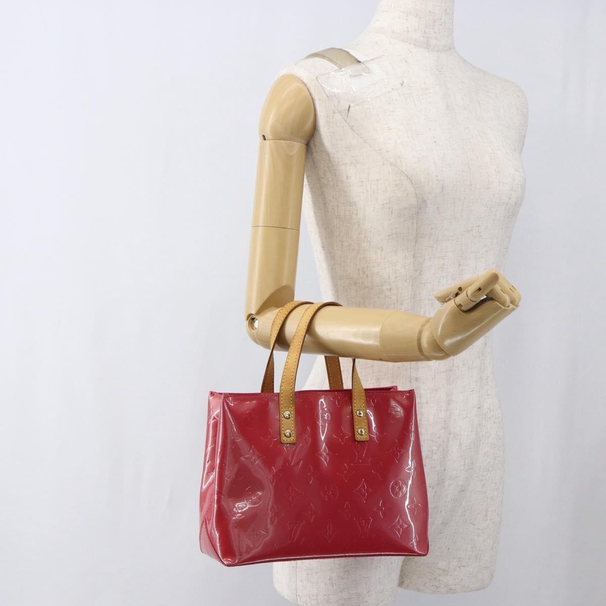 Louis Vuitton Reade Monogram Vernis Pink Patent_Leather Handbag (Pre-Owned)