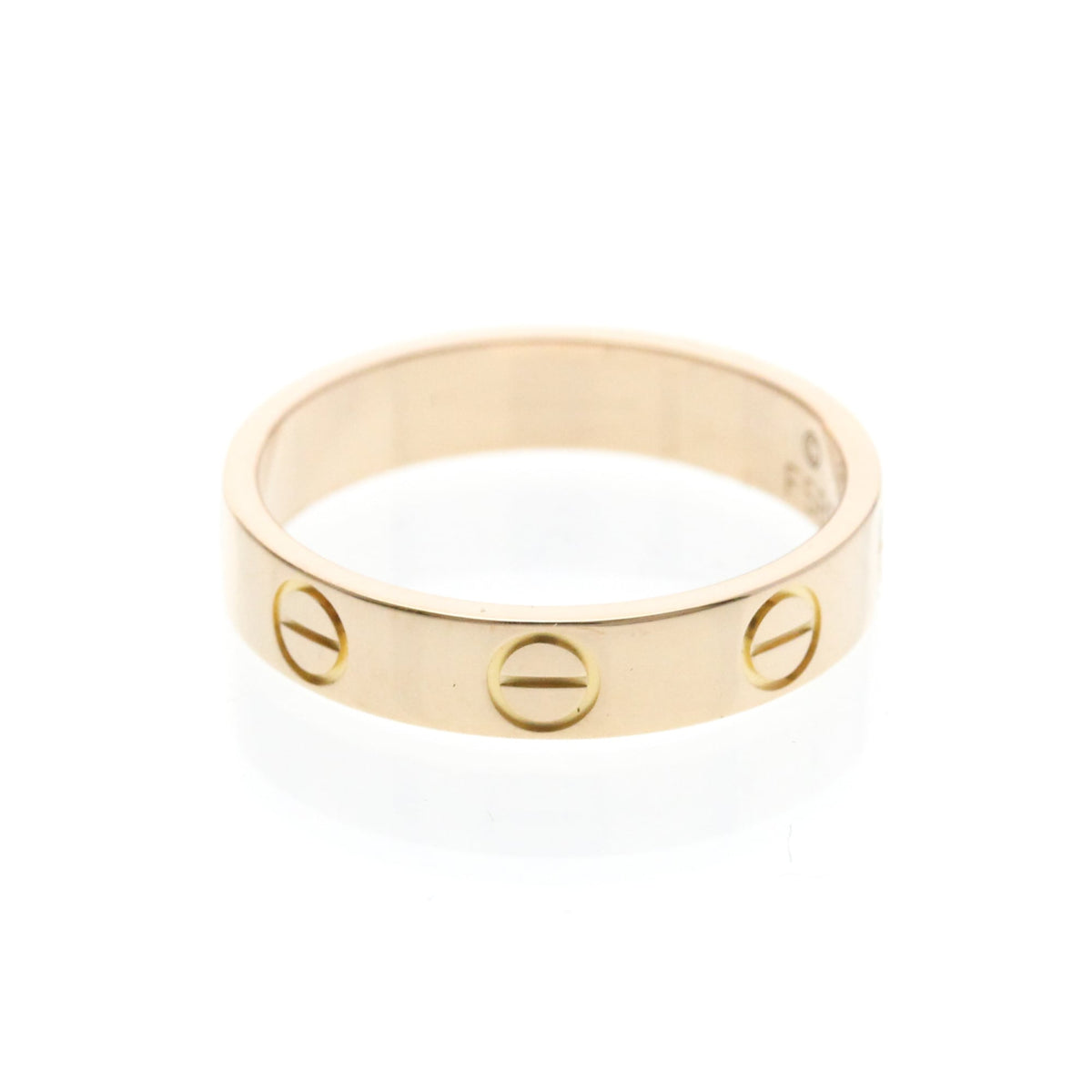 Cartier Love Wedding Band 18K Rose Gold Gold Pink_Gold Ring Jewelry (Pre-Owned)