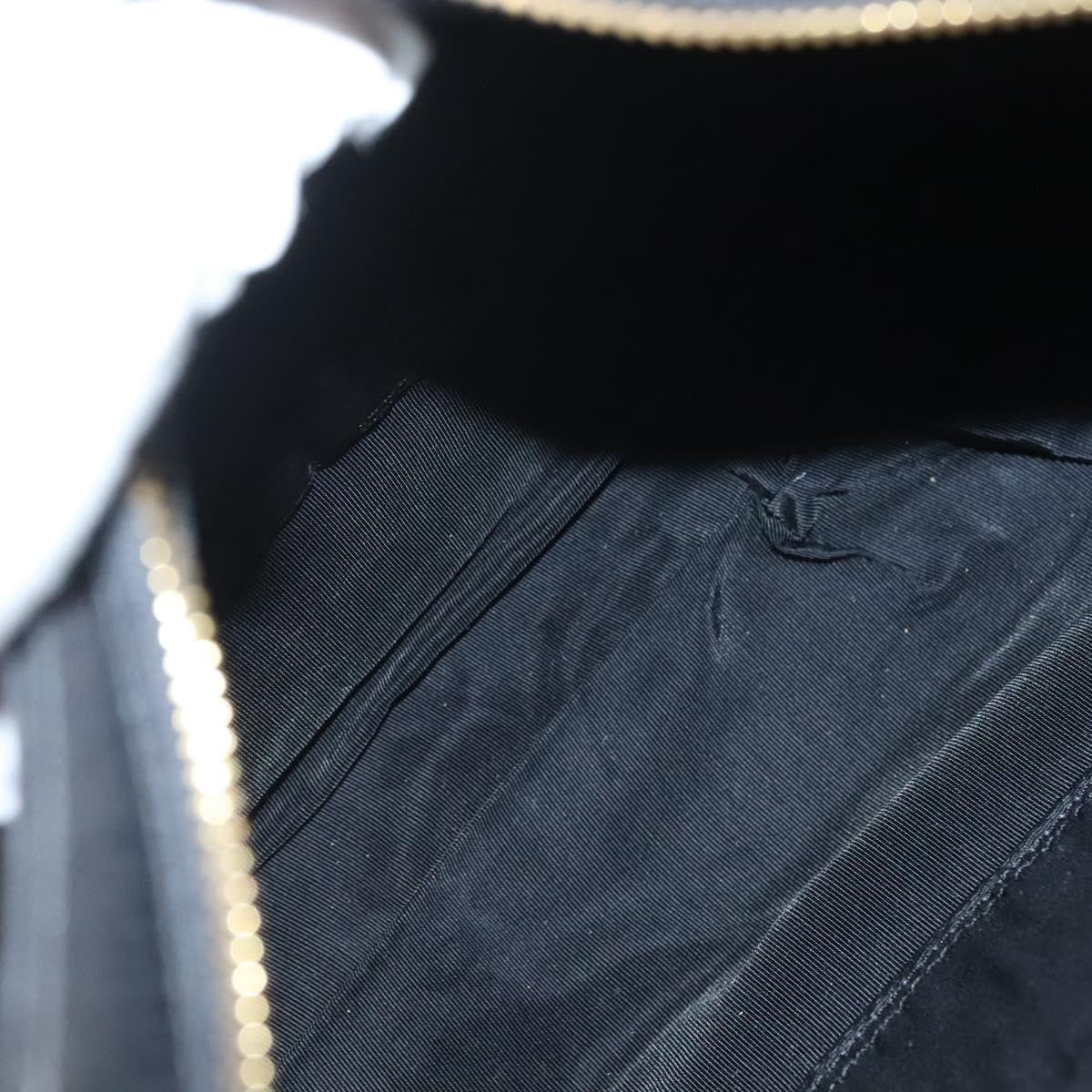 Givenchy Vintage 4G Leather Black Canvas Shoulder Bag Bag (Pre-Owned)