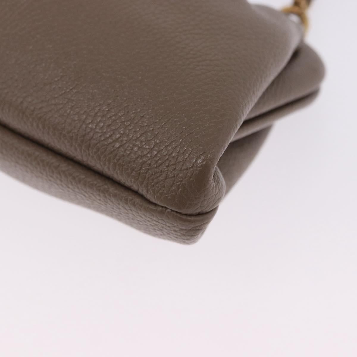 Balenciaga Cloud Clutch Leather Beige Leather Clutche & Pouche Bag (Pre-Owned)