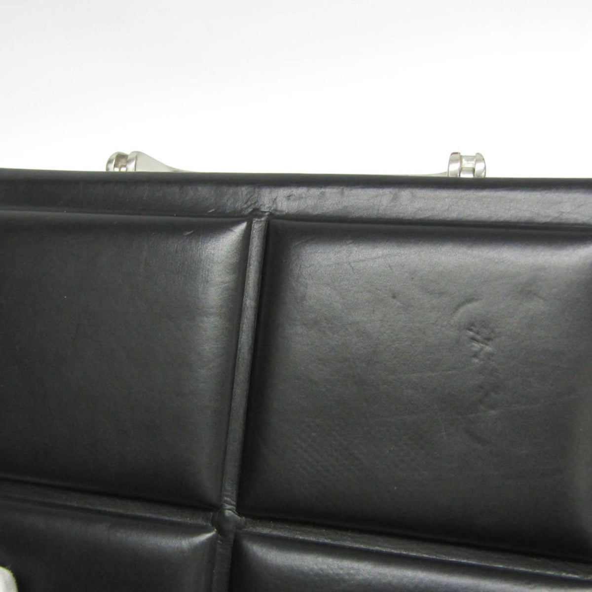 Bottega Veneta Trunk Top Handle Messenger Padded Leather Black Leather Handbag (Pre-Owned)
